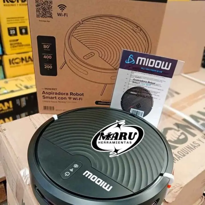 Aspiradora Robot con WiFi Aspira y trapea/incluye control remoto MIDOW