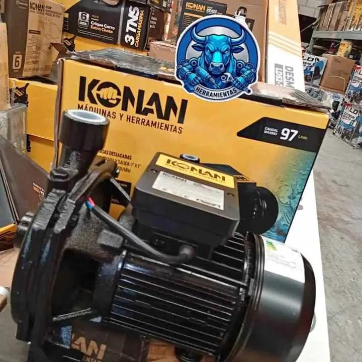 Bomba Centrífuga 1HP Altura Máxima de Elevación 29Mts KONAN