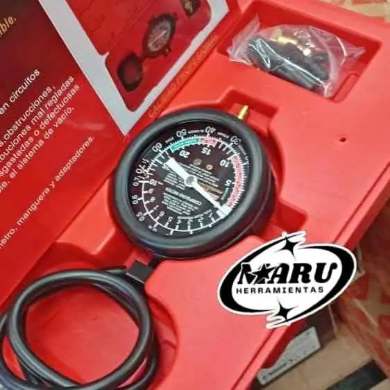 Vacuometro Medidor Presión Nafta Perdidas auto moto eurotech