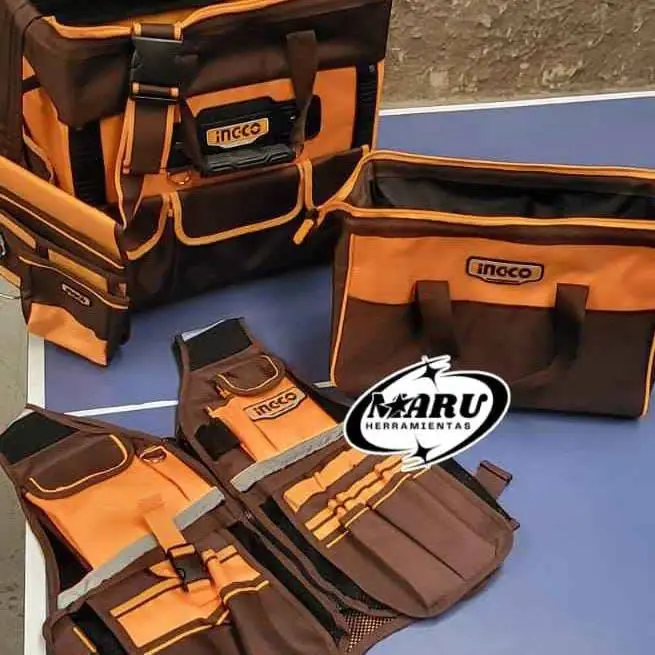 Kit bolso maletín de herramientas 20" con ruedas y mango telescopico Ingco