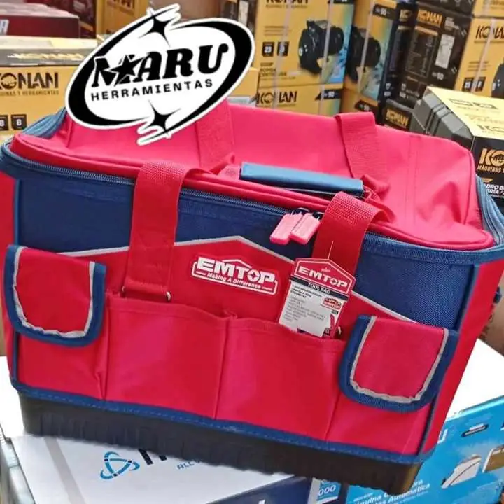 Bolso para Herramientas 20kg 16" base rigida emtop