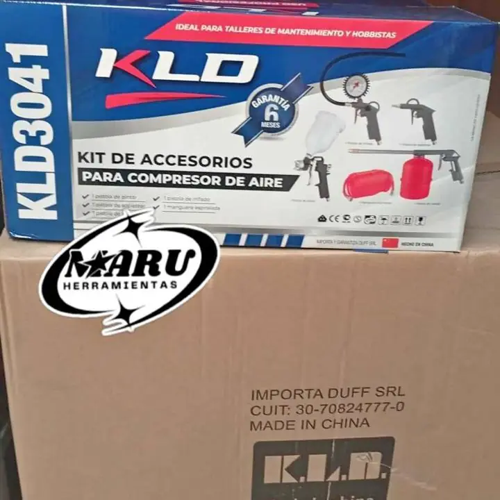 Kit de Accesorios para Compresor de Aire 5 Pzas KLD
