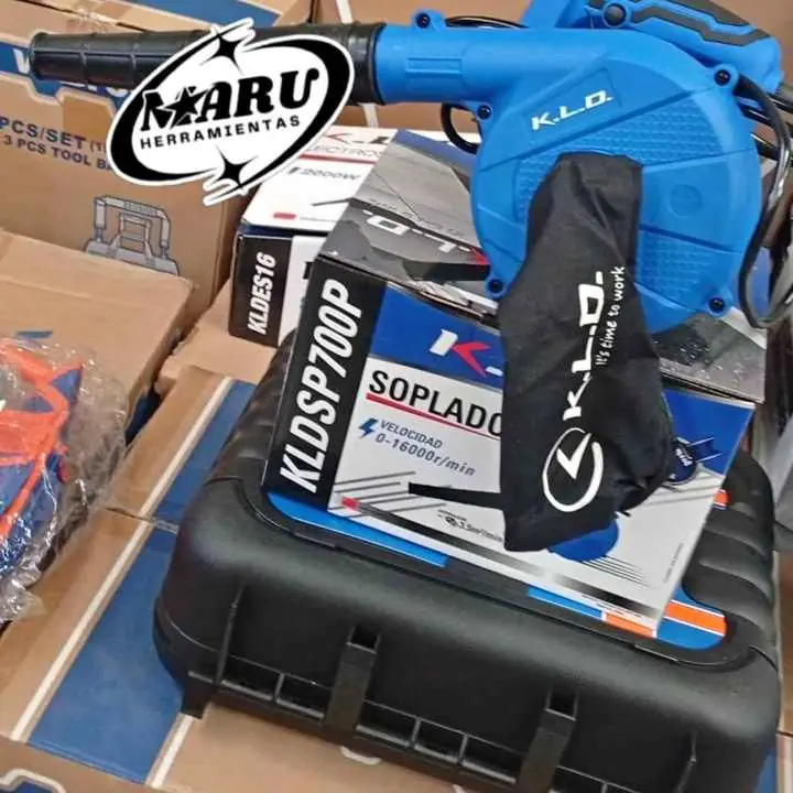 Soplador Electrico 650wts Incluye Bolsa Recolectora KLD