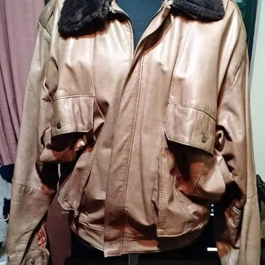 Campera de cuero talle M