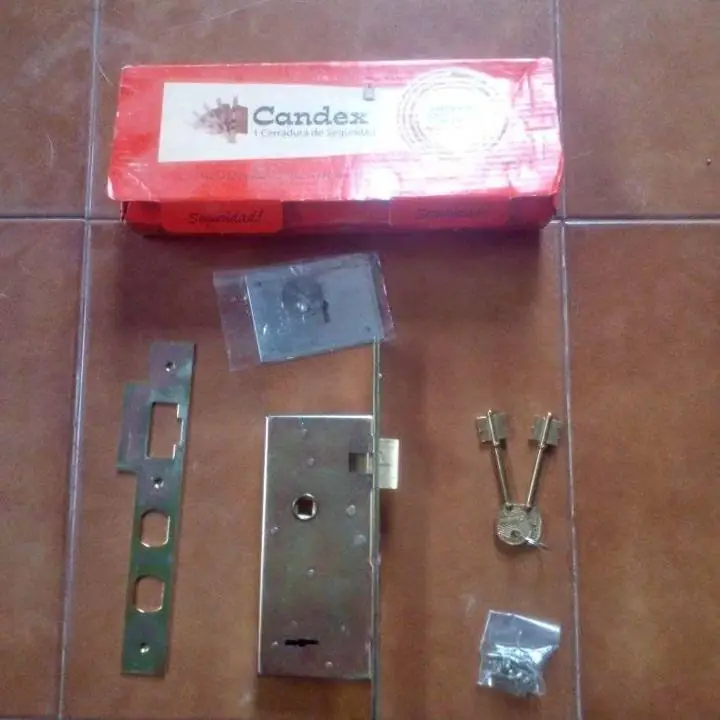 Cerradura de seguridad candex 111 , 6 combinaciones+ + 2 llaves