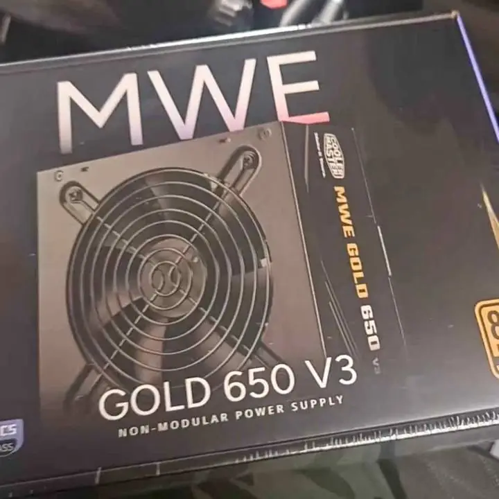 Fuente Cooler Master MWE Gold 650W V3 ATX 3.1 80+ Gold - Nueva Sellada