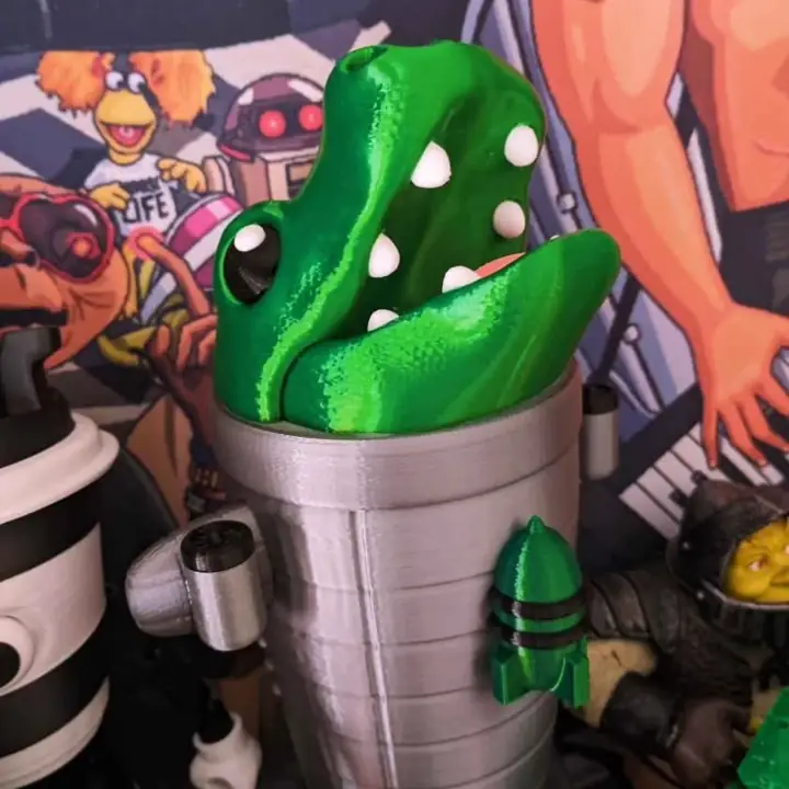 Vaso cocodrilo bombardino
