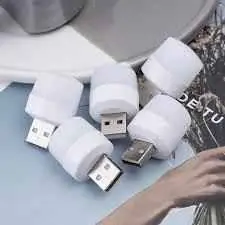 Mini luz LED USB blanca fria portátil x unidad