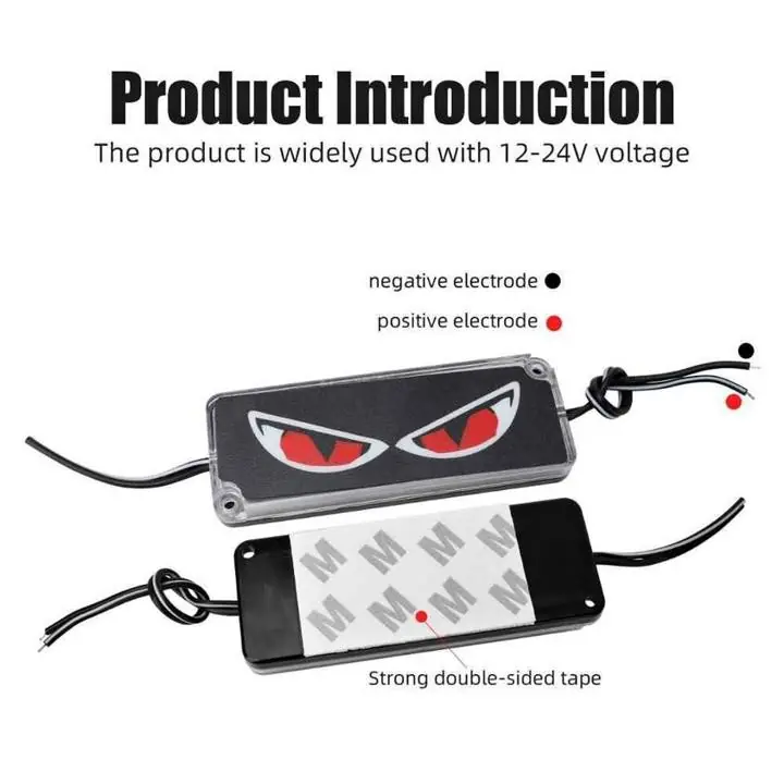 Ojo LED fijo para motos con conexión 12-24 volts