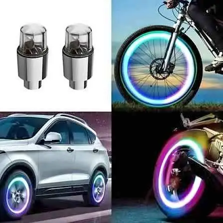Llegaron las mini luces LED RGB para válvulas de motos