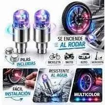 Multicolor luces LED pra ruedas set X2 con sensor de movimiento