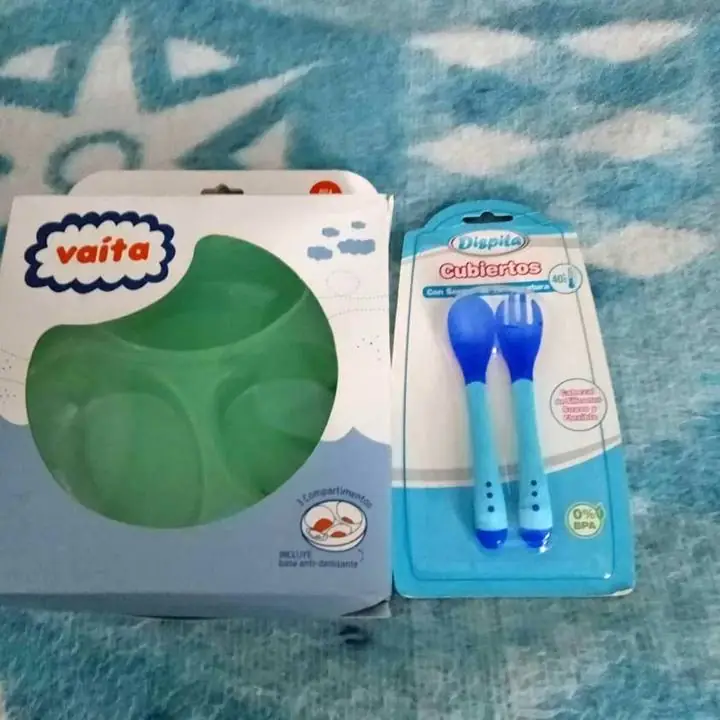 2 Platos termicos + cubiertos IMPERDIBLE