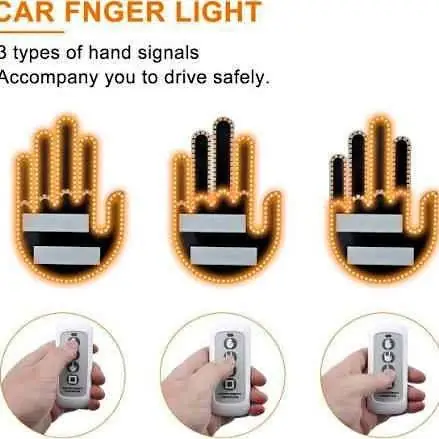 No te la pierdas mano LED gestos interior del auto