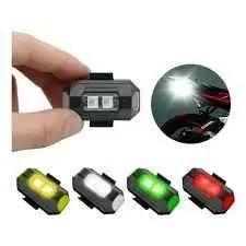 Mini luz LED USB recargables para motos