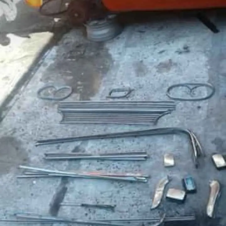 Baguetas y parrilla fiat 1500