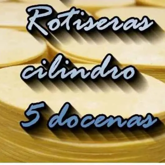 Tapa de empanada rotisera tubo x 5 doc