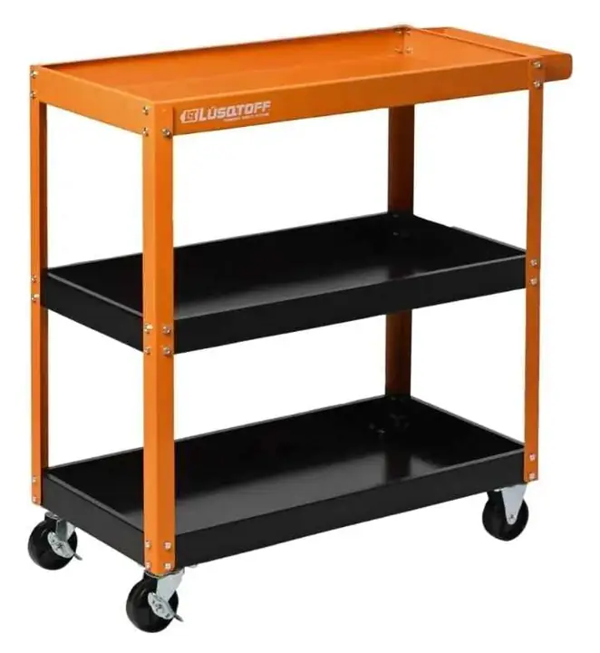 Mesa carro porta herramientas taller con ruedas Lusqtoff casi nada de uso
