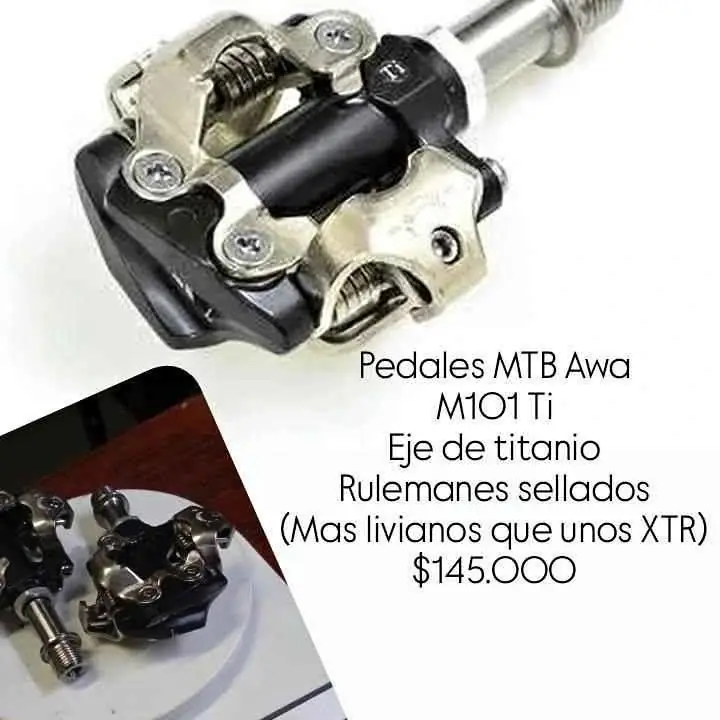 Pedales automáticos mtb Awa m101 Ti