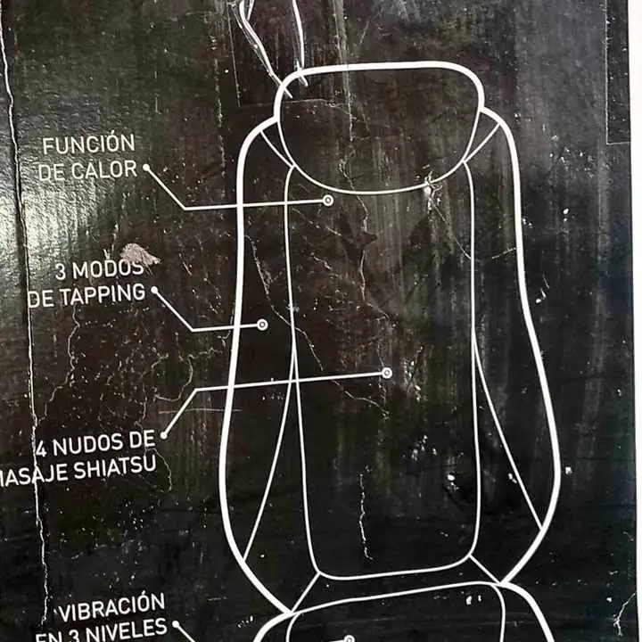 Asiento masajeador varias funciones C/control
