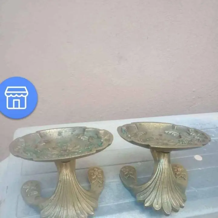 2 Jaboneras de bronce. 30 mil.las dos. pompeya. oferra por esta semana