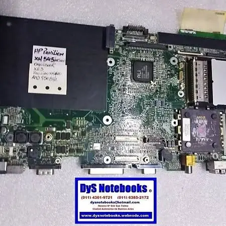 HP pavilion XH500 y XH600, N5000 series, XE3 series mother C/micro amd duron 950MHz