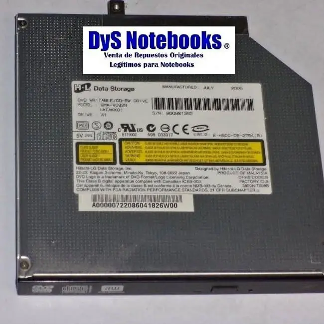 Grabadora DVD ide campatible eq notebook laptop