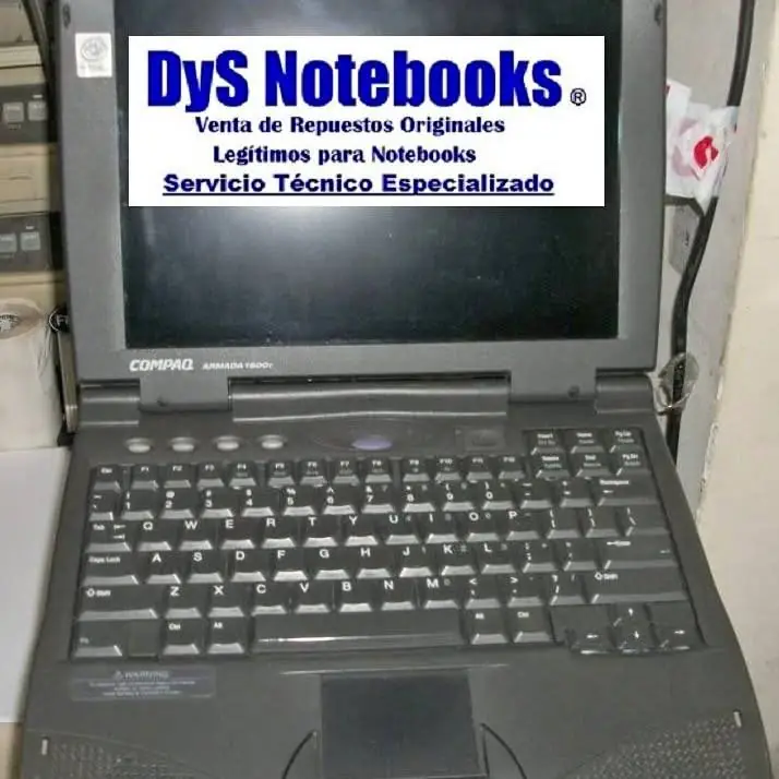 Compaq armada 1500C carcasa completa con bisagras sin touchpad compaq armada 1500 series