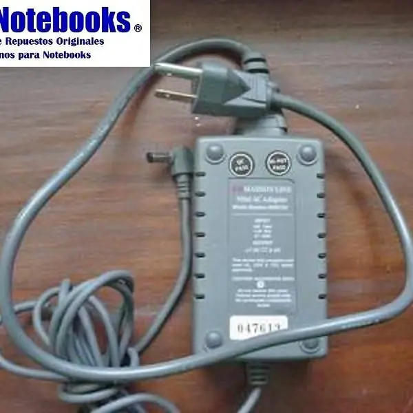 CARGADOR Apple Powerbook 140/145/160/165/170 y 180 7.5V 3.2/3.5A PLUG 2 5.5mm