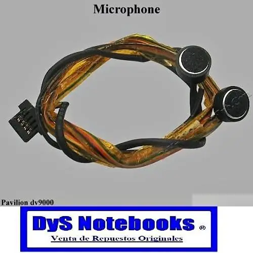 HP pavilion DV9000 DV9200 DV9300 DV9400 y DV9900 microfono doble