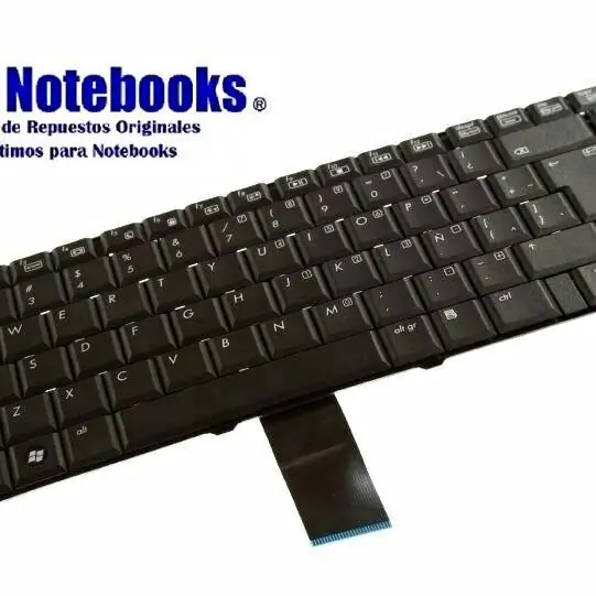 Repuestos teclas completas HP/compaq presario CQ50 español negro