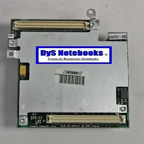 Procesador retro intel pentium mmx 166Mhz SL26R compaq armada 7790