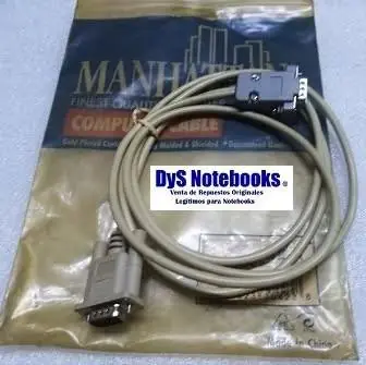 Db9 Macho 9 Pines A Vídeo Vga Cable Puerto Serie 15 Pines 1.70 Mtrs. manhattan nuevo