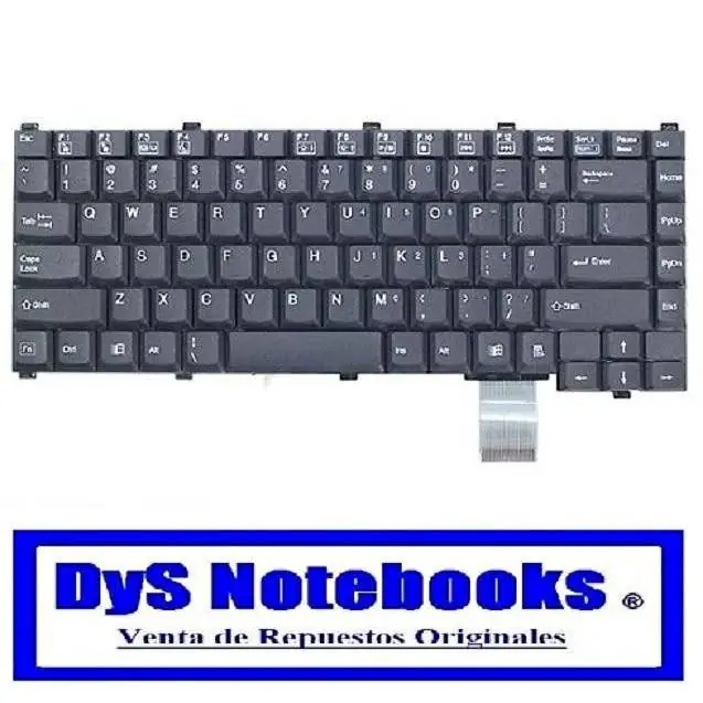 Vintage compaq presario 1800XL teclado americano