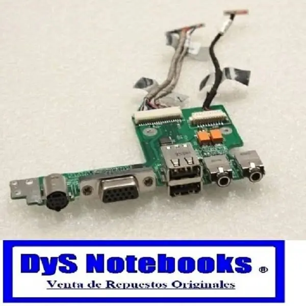HP compaq pavilion DV4000 al DV4400 y presario V4000 al 4400 series placa audio USB x2 VGA C/cable