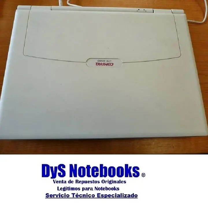 Compaq LTE 5000 carcasa tapa con marco y bisagras