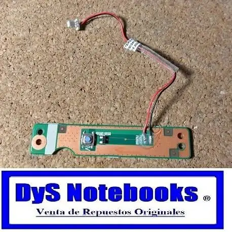 Toshiba satellite L505 L510 L515 placa boton encendido