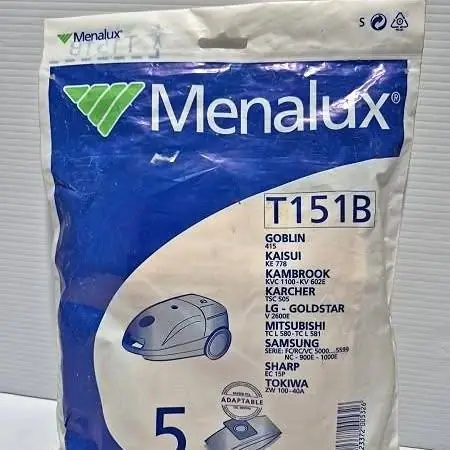 5 BOLSAS Aspiradora Menalux T151B microfibra LG Samsung y Otras