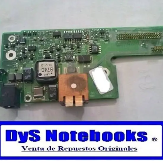 Retro Acer extensa 390C y 390CX switch board (placa C/conector jack-power) pin carga