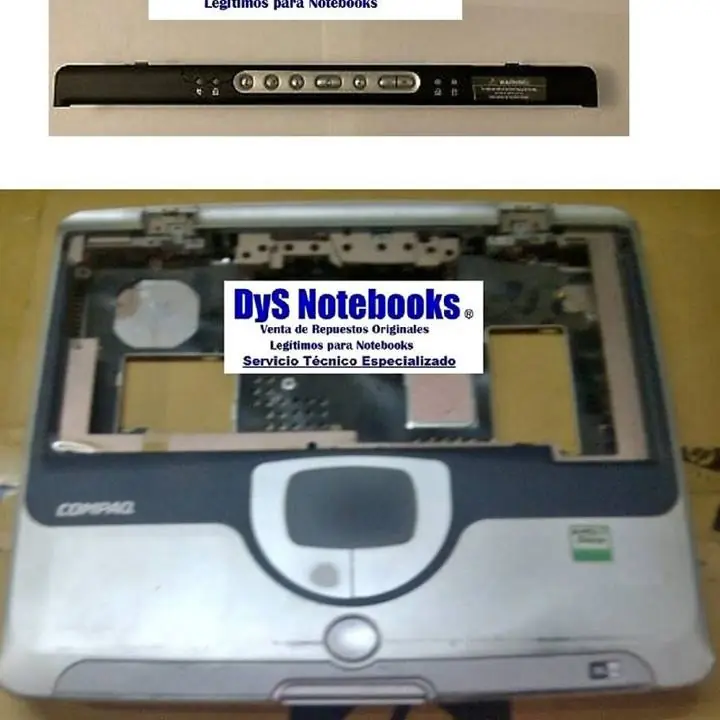 Compaq presario 700 series 700US carcasa base y palmrest C/boton encendido y touchpad