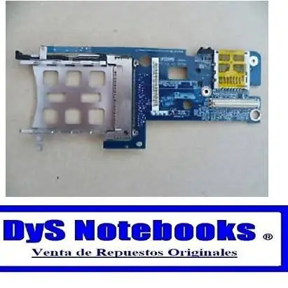 HP compaq NC6400 lector tarjeta SD y slot pcmcia