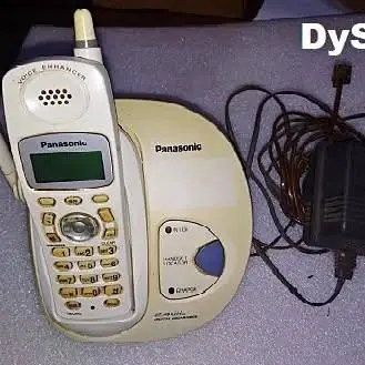 Oferta telefono Panasonic inalambrico 2.4Ghz KX-TG2820AGW batería agotada C/cargador