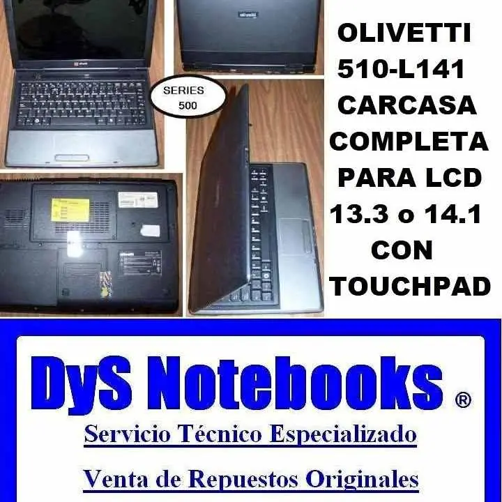 Carcasa olivetti 510-L141 carcasa completa negra