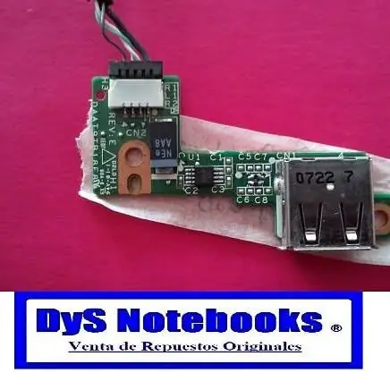 HP pavilion DV9000 DV9200 DV9300 y DV9400 placa USB con cable