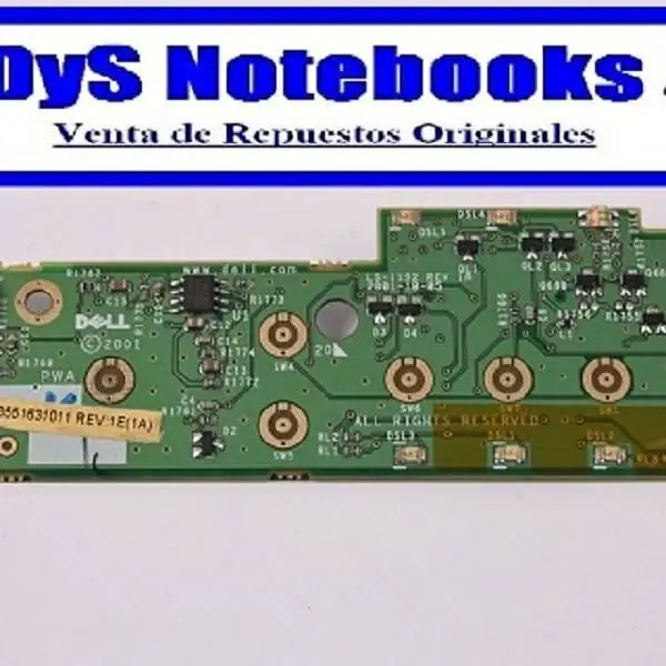 Dell latitude c840 inspiron 2500 8000 8100 8200 placa de LED y microfono
