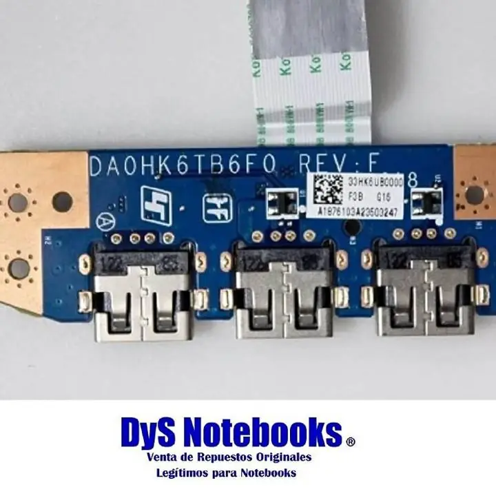 Placa USB X3 con flex Sony vaio SVE14 SVE141 SVE15