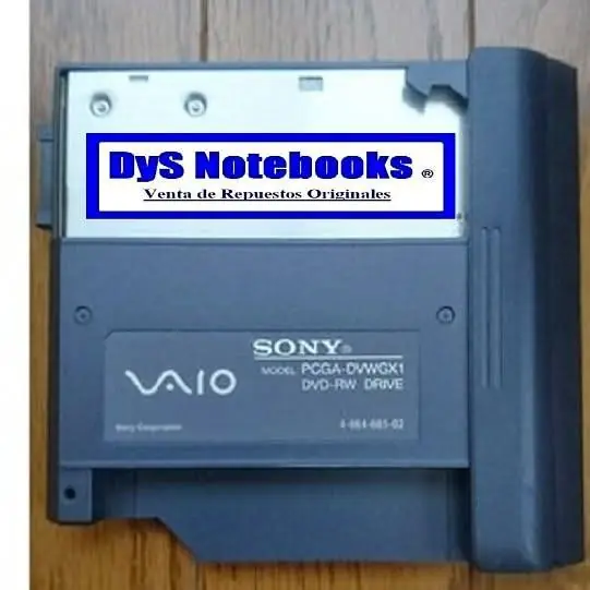 Sony vaio pcg-grx pcg-grz grabadora conector ide CD-rw DVD-rw Sony con caddy
