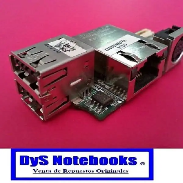 Dell latitude D610 placa USB puerto video y lan 32JM5IB0019 DA0JM5LBAG3