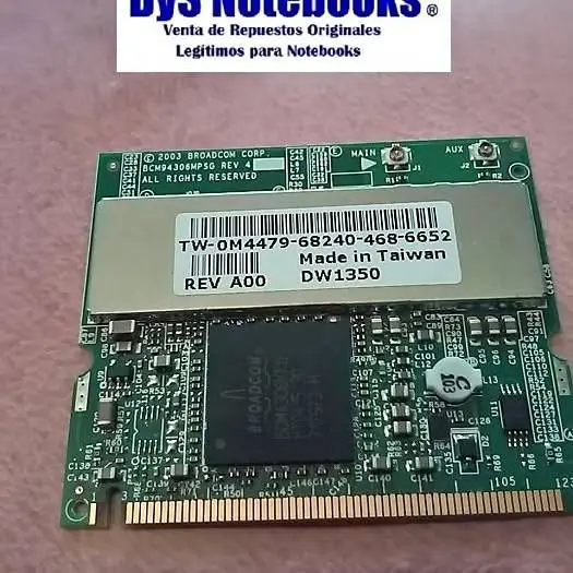 WiFi broadcom BCM94306MPSG compaq HP Sony gateway fujitsu Dell Toshiba