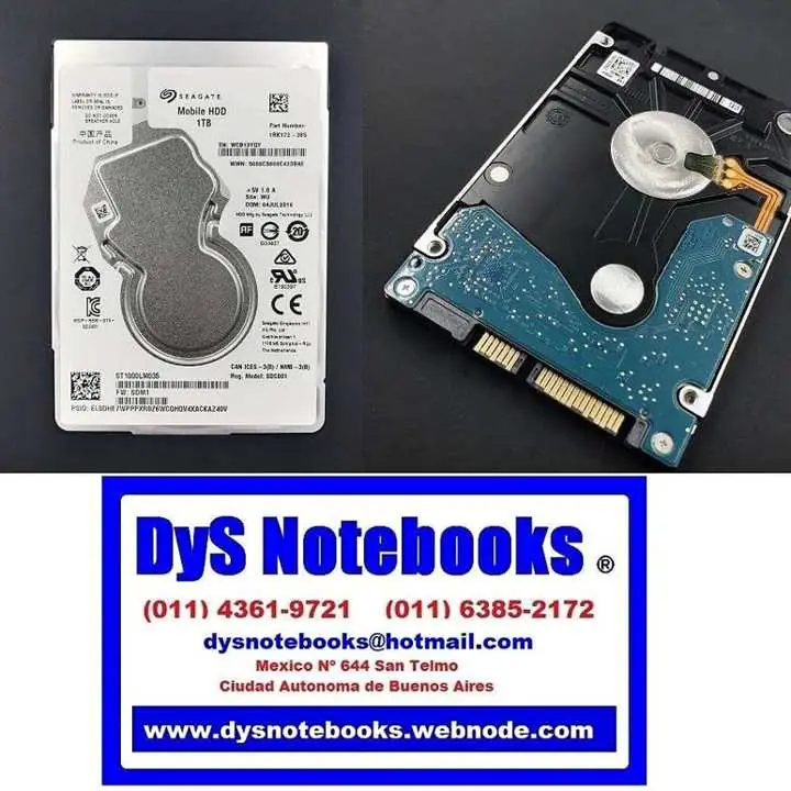 Disco 1TB seagate mobile sata iii 7mm notebook PC PC3 TV grabadoras consolas almacenamiento externo