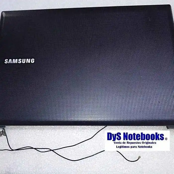 Carcasa Samsung R430 R428 R425 R480 tapa LCD C/marco webcam bisagras antenas WiFi